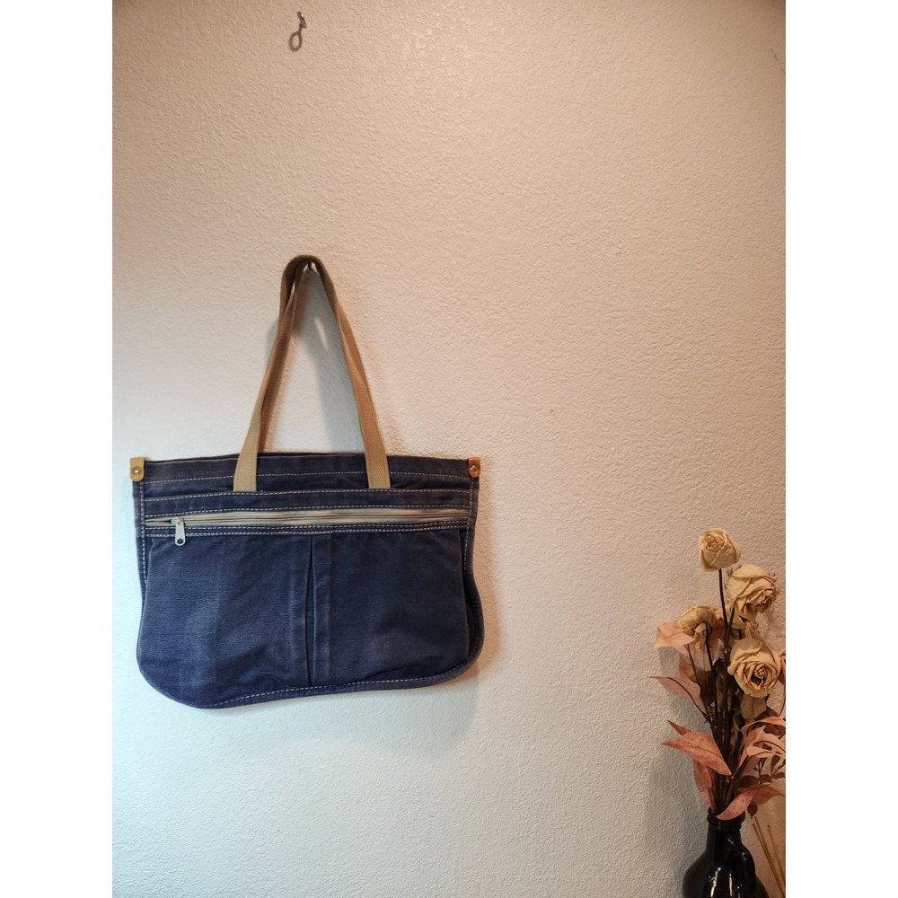 Blue Denim‎ Tote Bag Womens Casual Everyday Shoulder Bag Work School Purse